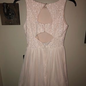 NWT Beautiful Pink Tulle & Lace Dress